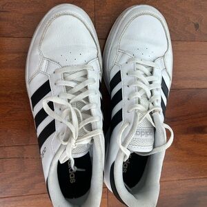 Adidas White and Black Athletic Shoes
